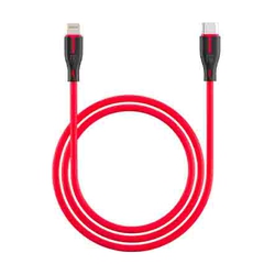 Portronics Silico-L POR-1595, 20W PD Fast Charging USB Cable (Red)